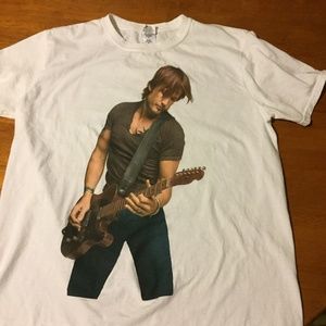 Keith Urban 2013 Light the Fuse Tour T-shirt Large